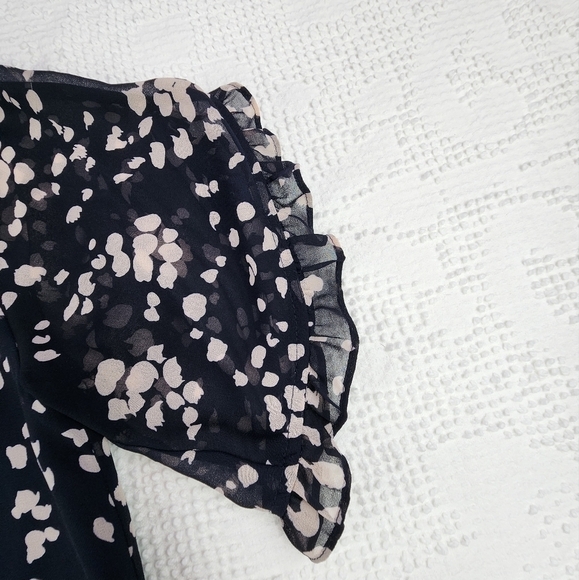 Madewell Memento Ruffle-Sleeve Drifting Petals Top Size XS - Picture 4 of 12